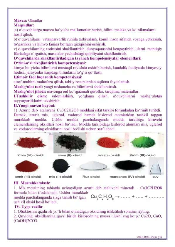 Oksidlar