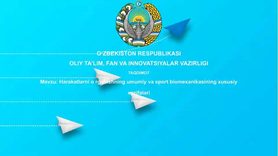 Harakatlarni organishning umumiy va sport biomekanikasining xususiy vazifalari