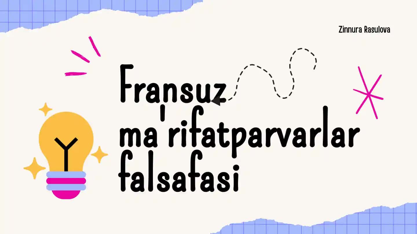 Fransuz ma'rifatparvarlar falsafasi
