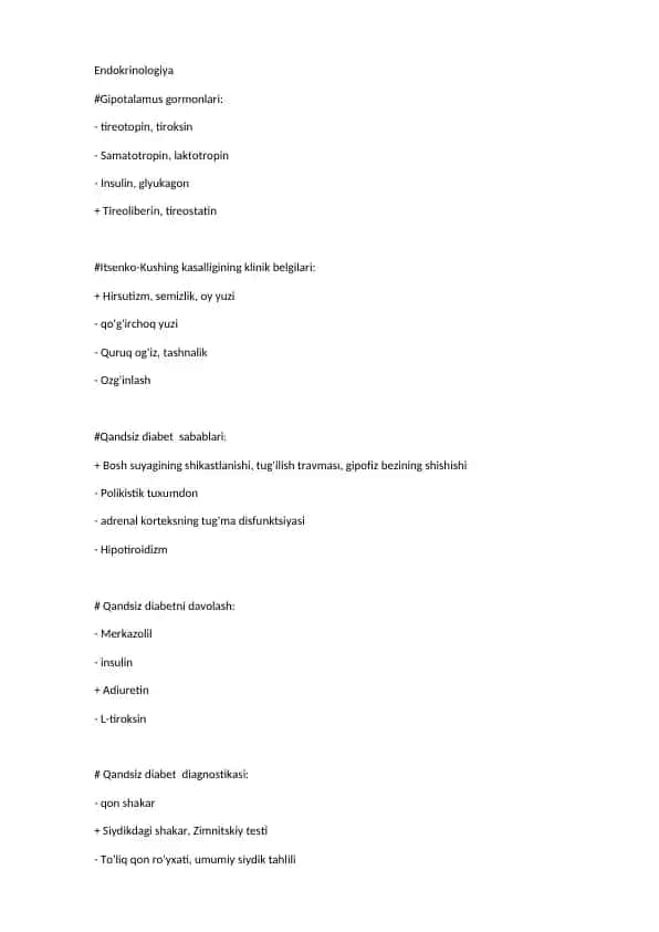 Endokrinologiya
