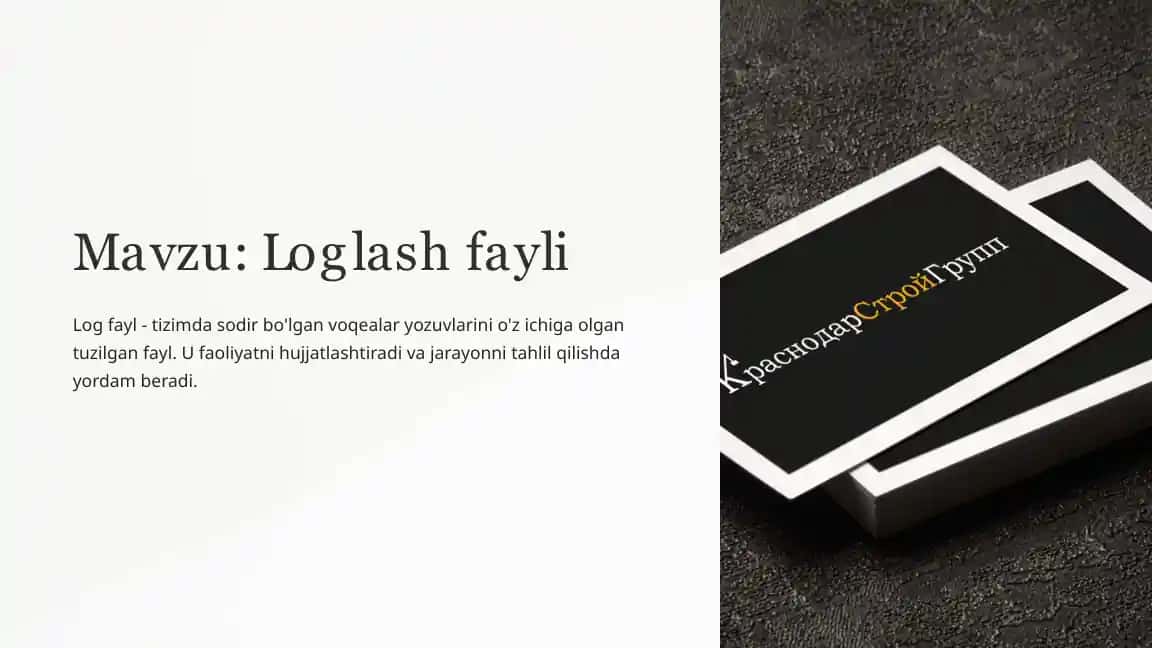 Loglash fayli
