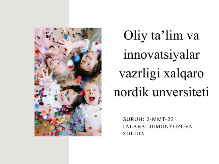 Bolalarni Tabiat bilan Tanishtirishda Rivojlantiruvchi Markazlar