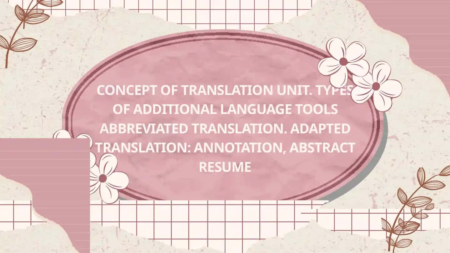 Concept of Translation Unit