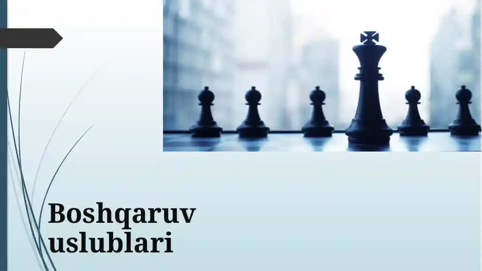 Boshqaruvuslublari