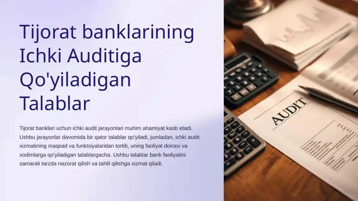Ichki Audit Tushunchasi va Ahamiyati