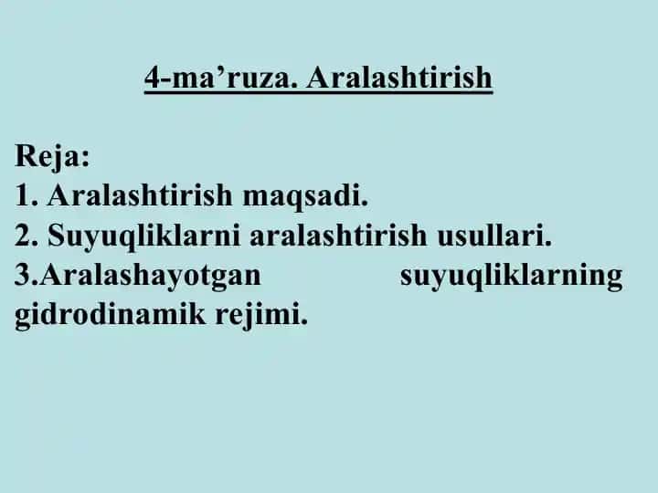 Aralashtirish