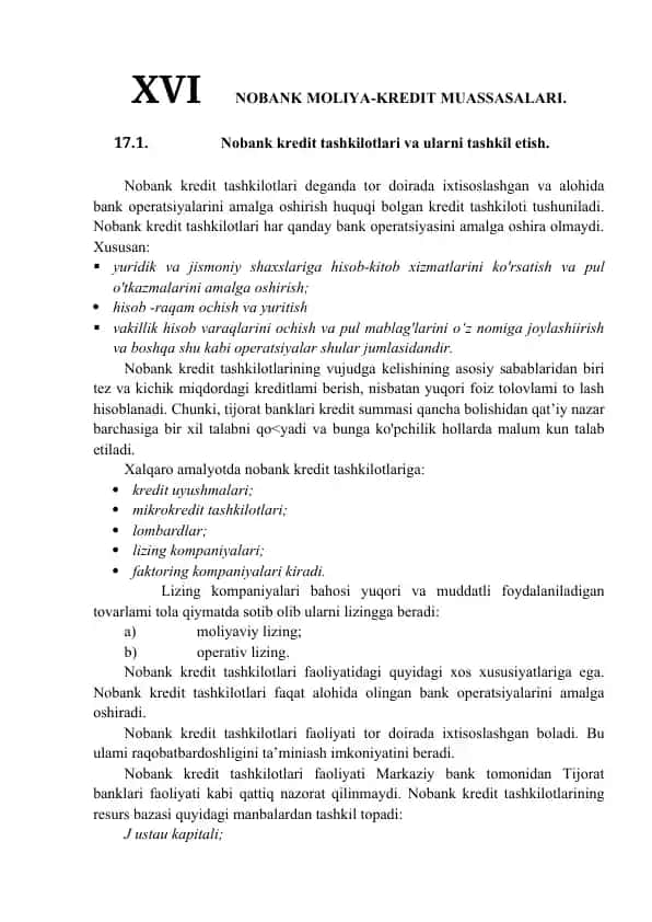 Nobank Moliya-Kredit Muassasalari