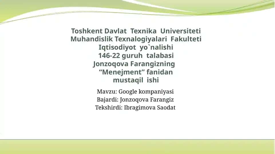 Google kompaniyasi