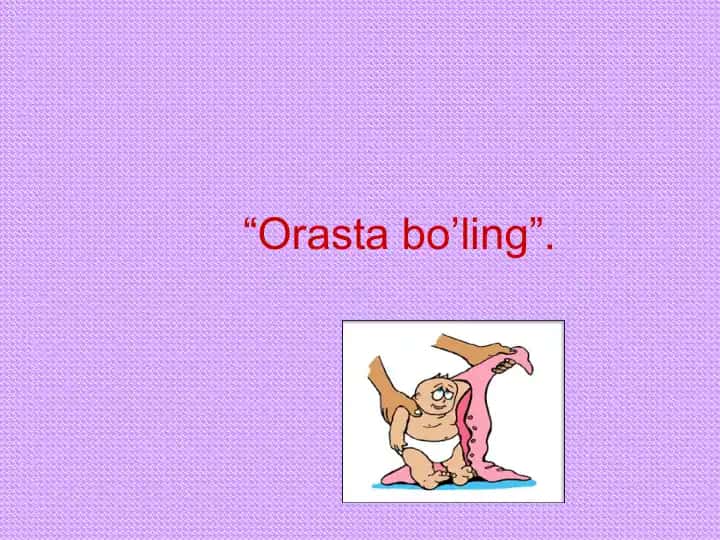 O'yin "Orasta bo'ling"