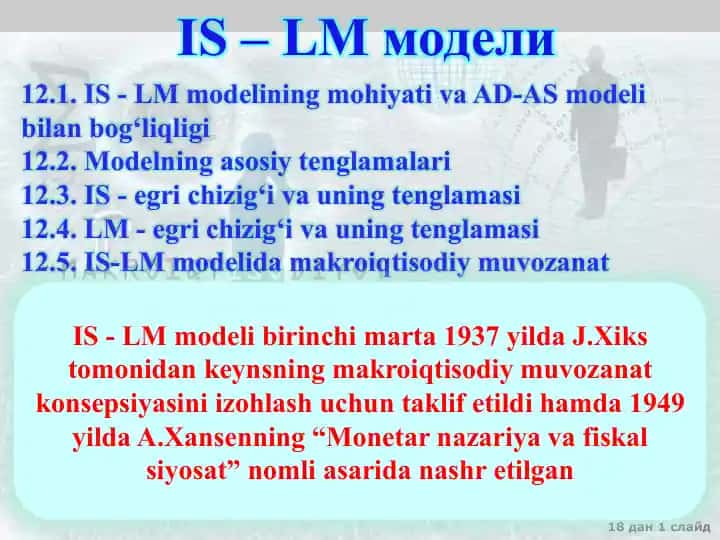 IS - LM modeli