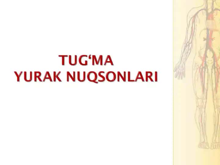 TUG‘MA YURAK NUQSONLARI