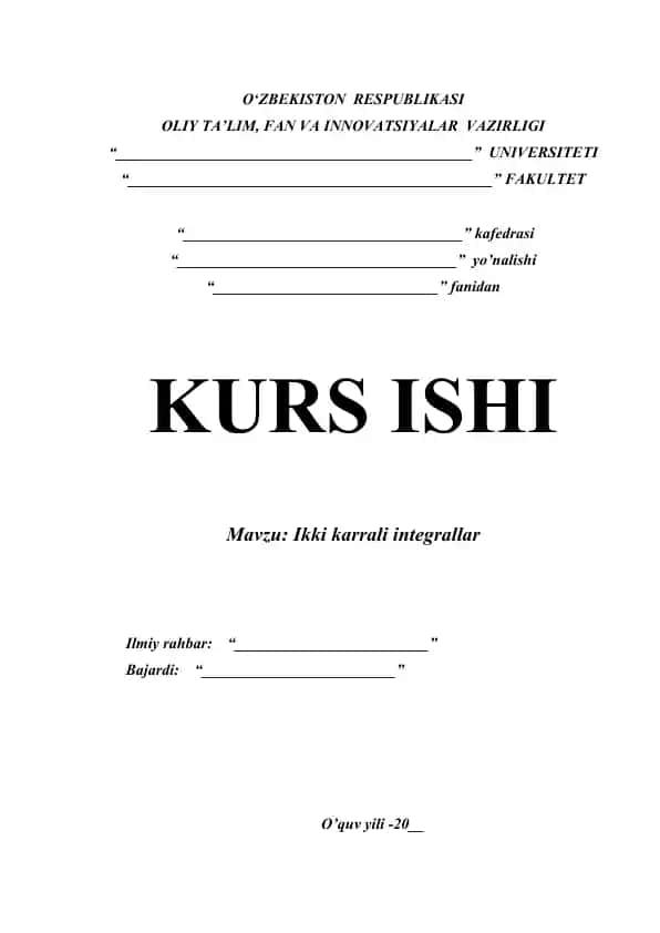 Ikkikarrali integrallar