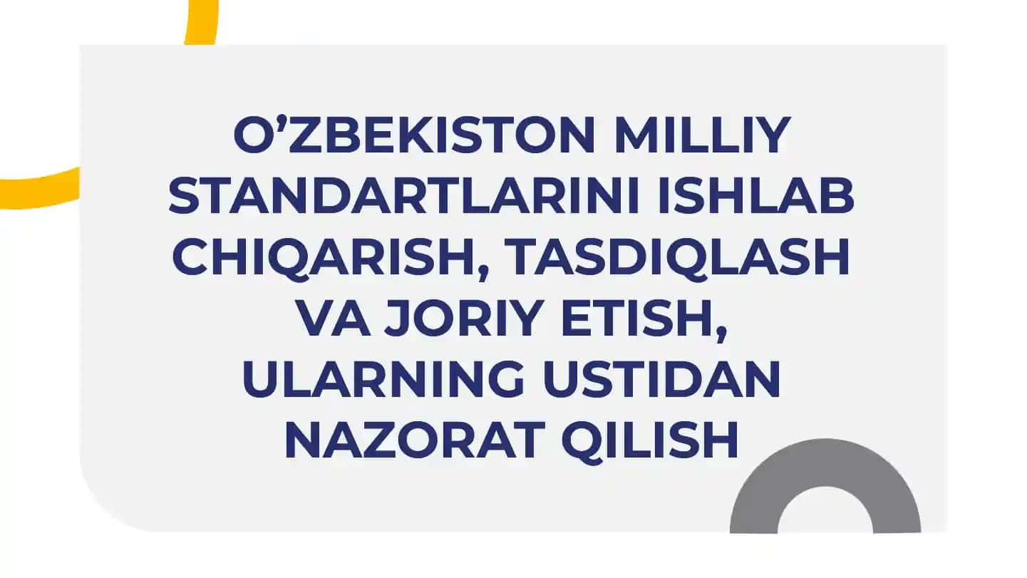 O`zbekiston Milliy Standartlari