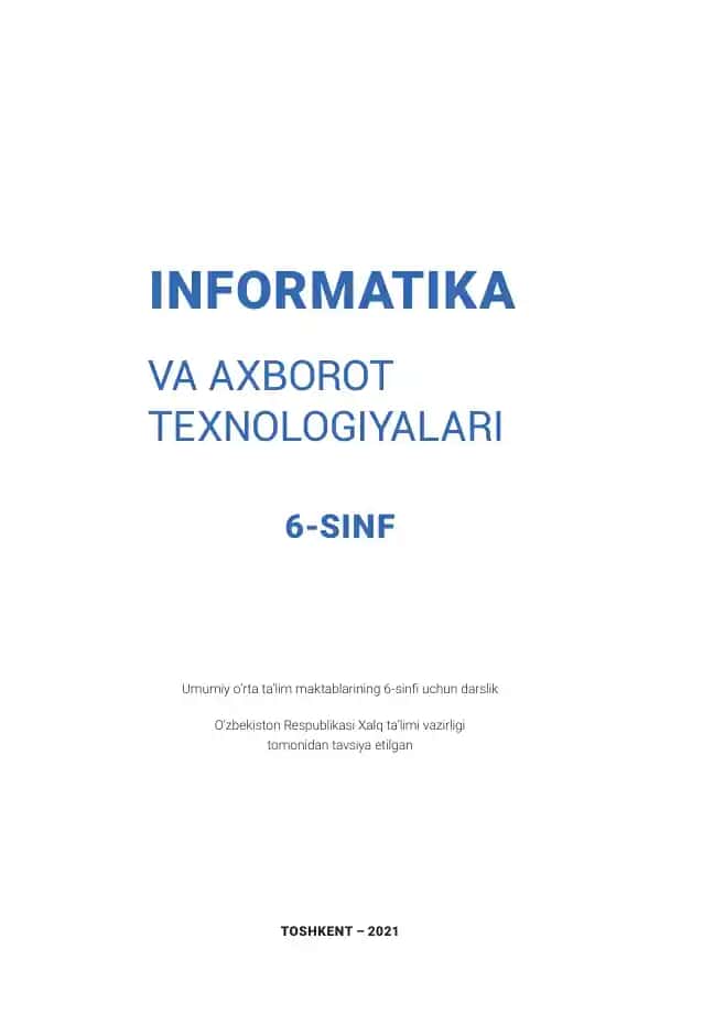 Informatika va axborot texnologiyalari