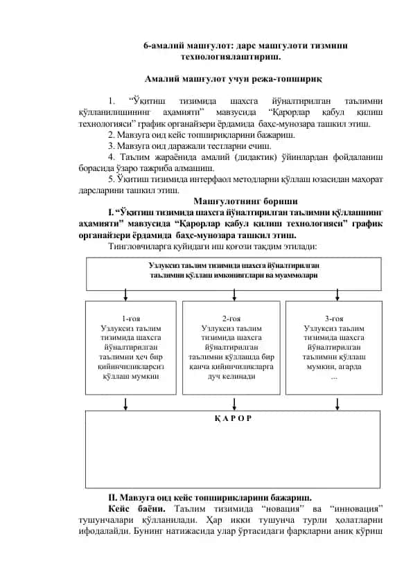 Ta'limning Texnologik Tashkiloti