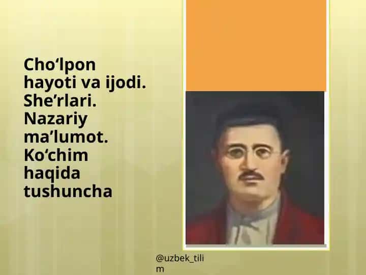 Cho‘lpon hayoti va ijodi