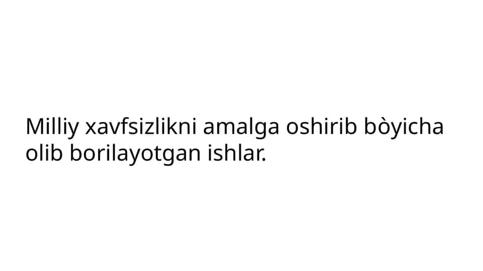 Milliy xavfsizlik xizmati