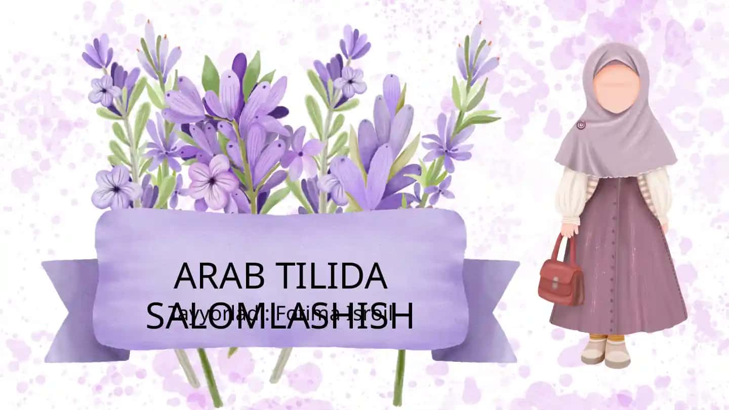 Arab tilida salomlashish
