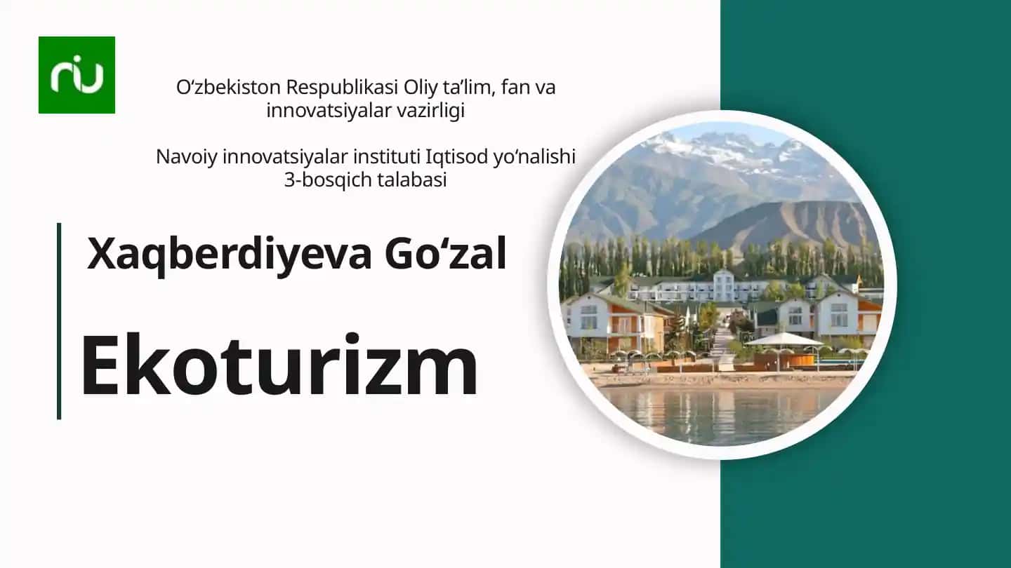 Ekoturizm