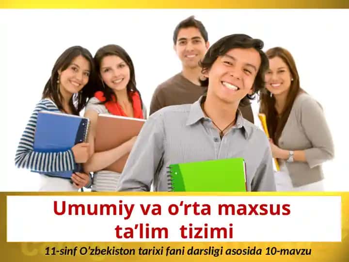 Umumiy va o‘rtamaxsusta’lim tizimi