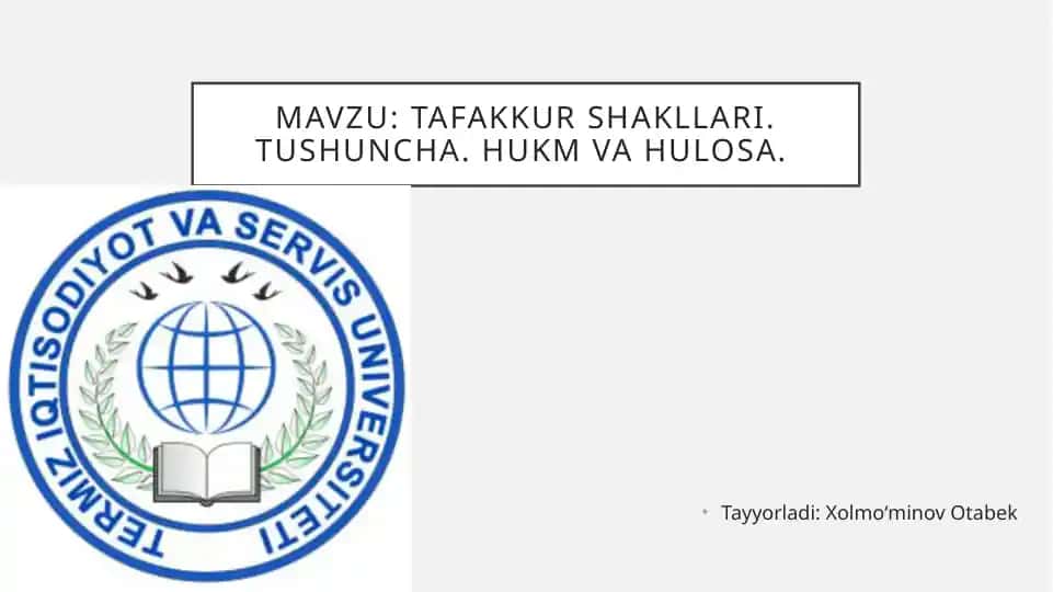 Tafakkur shakllari