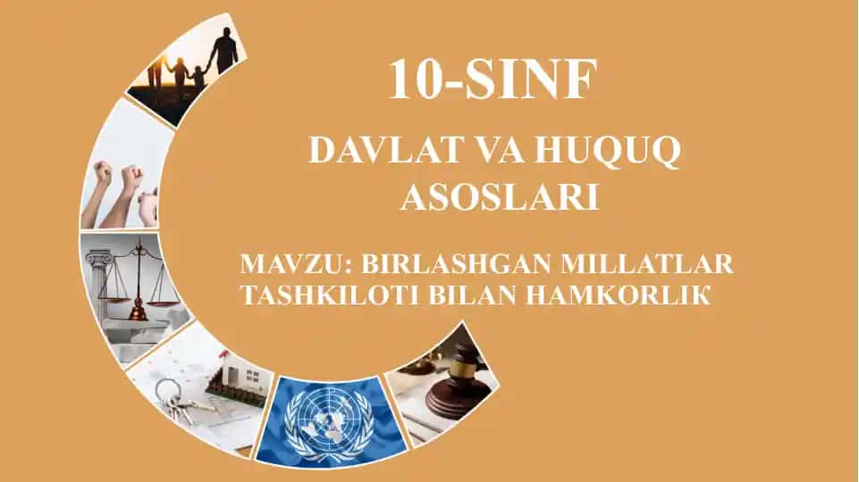 Birlashgan Millatlar Tashkiloti bilan hamkorlik