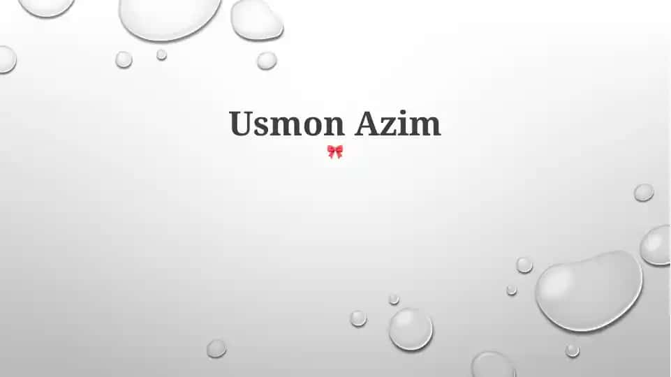 Usmon Azim