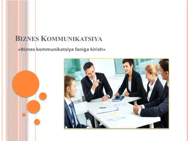 Biznes Kommunikatsiya