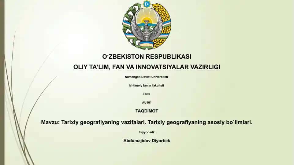 Tarixiy Geografiya