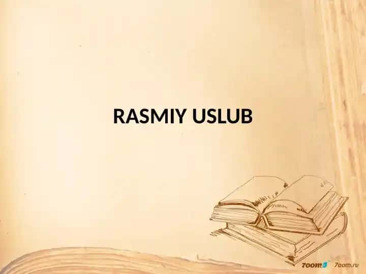 Rasmiy uslub