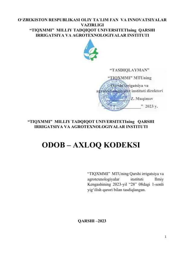 Odob-axloq kodeksi