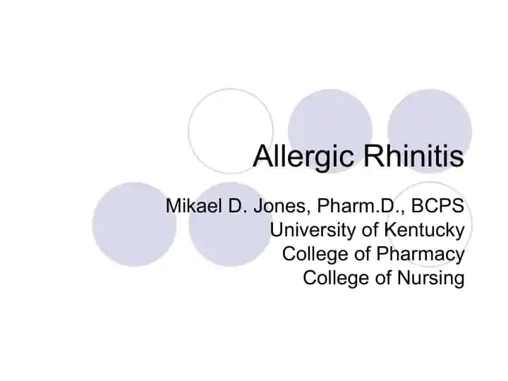 Allergic Rhinitis