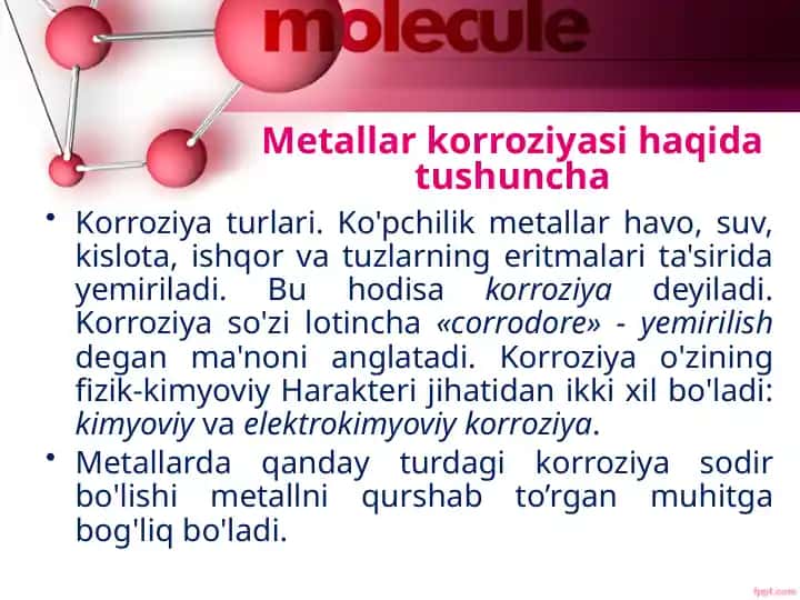 Metallar korroziyasi