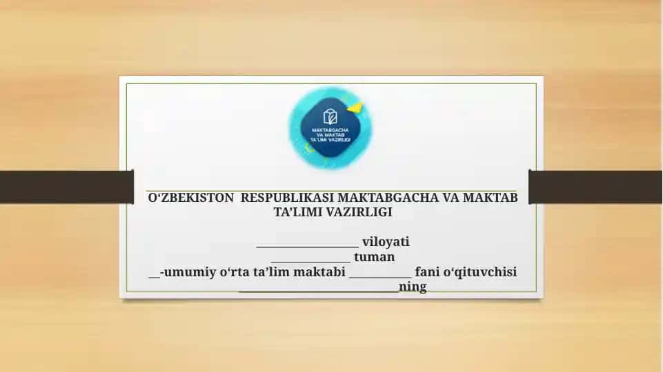 1-sinf Matematika fanidan 10 ichida qo'shish mavzuda dars taqdimoti