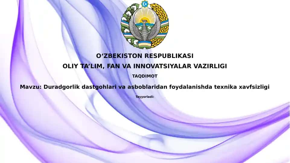 Tashqi xavfsizlik jarayonlarini tashkil etish