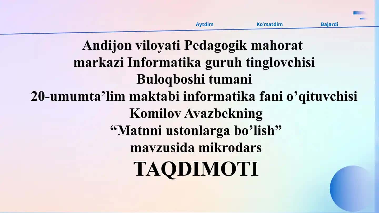Mikrodars