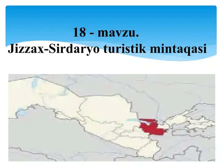 Jizzax-Sirdaryo turistik mintaqasi