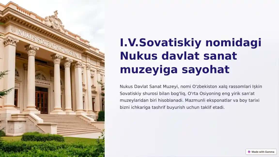 Nukus Davlat Sanat Muzeyi