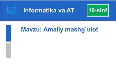 Informatika va Axborot Texnologiyalari adabiyoti
