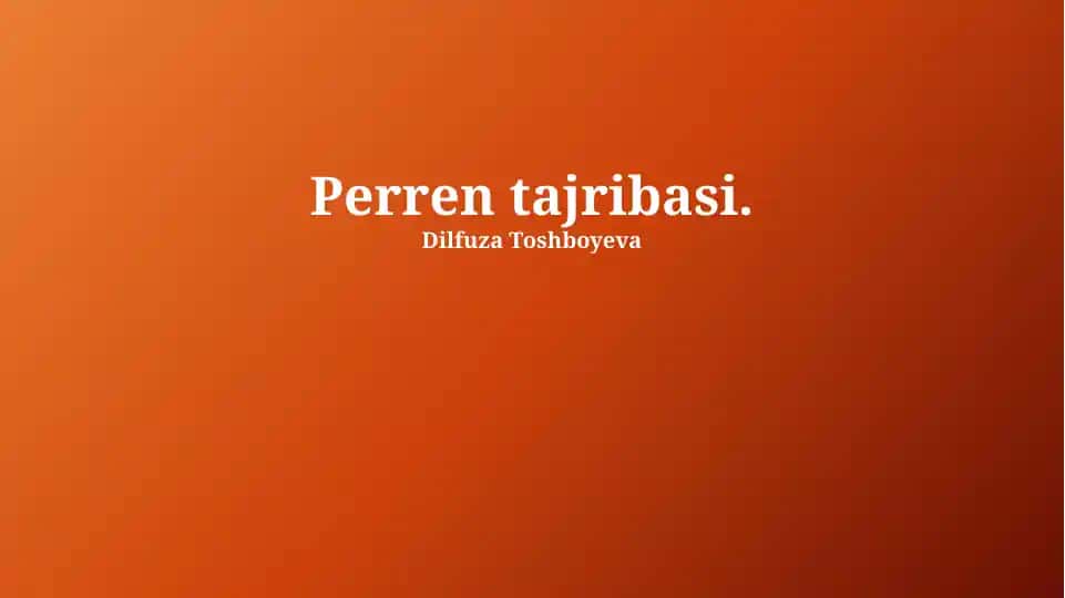 Perren tajribasi