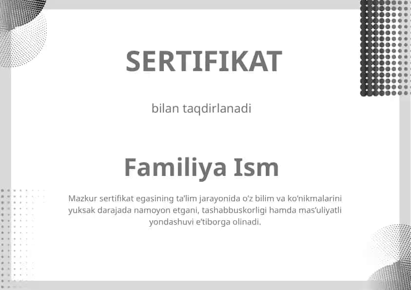 SERTIFIKAT