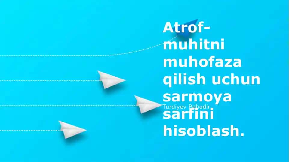 Investitsiyalarni baholash va tanlash mezonlari