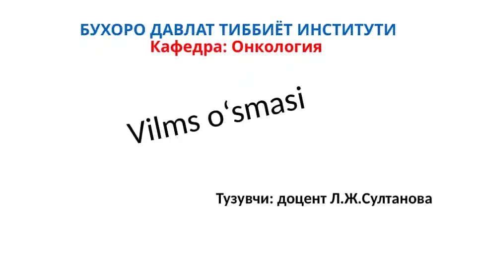Wilmso’smasi