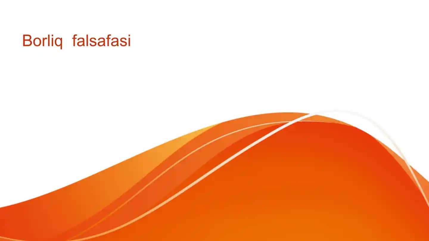 Borliq falsafasi