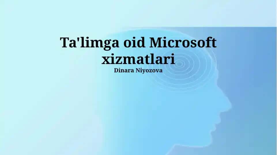 Microsoft Ta'lim Xizmatlari