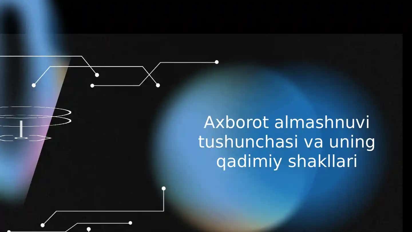 Global Axborot Almashuvi: Media Vositalarining Roli