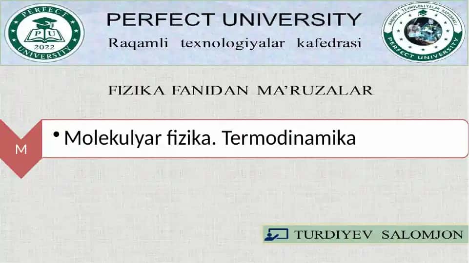 Makroskopik tizimlarni statistik va termodinamik izlanish usullari