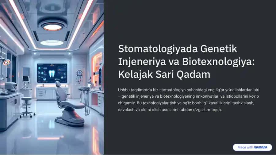Genetik Injeneriya va Biotexnologiya