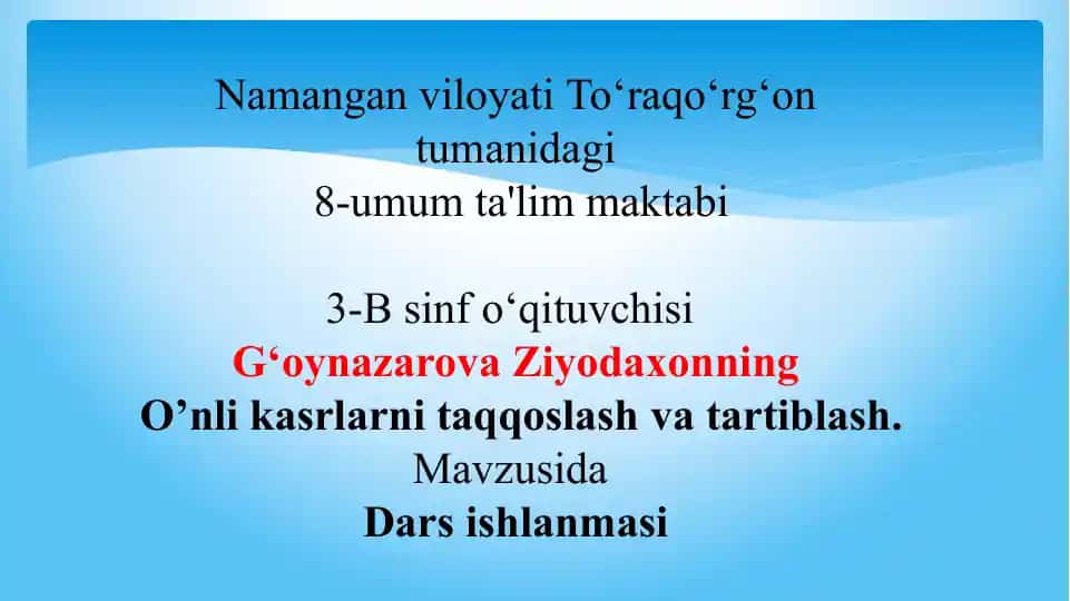 Islom Karimov hayoti va faoliyati