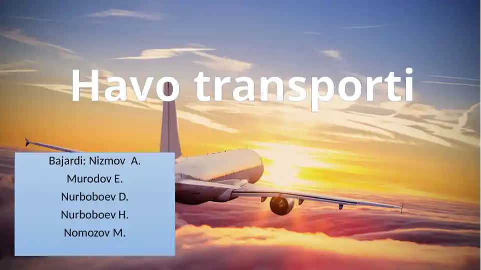 Havo transporti